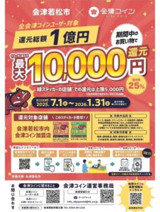 会津コイン還元事業2025